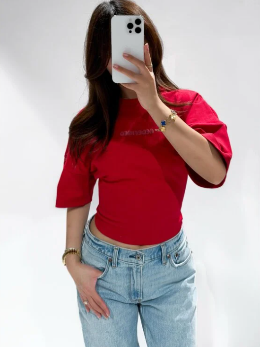 Hailee Core Tee Red