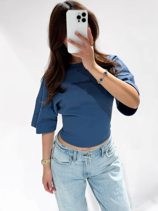 Hailee Core Tee Blue