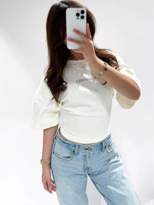 Hailee Core Tee White