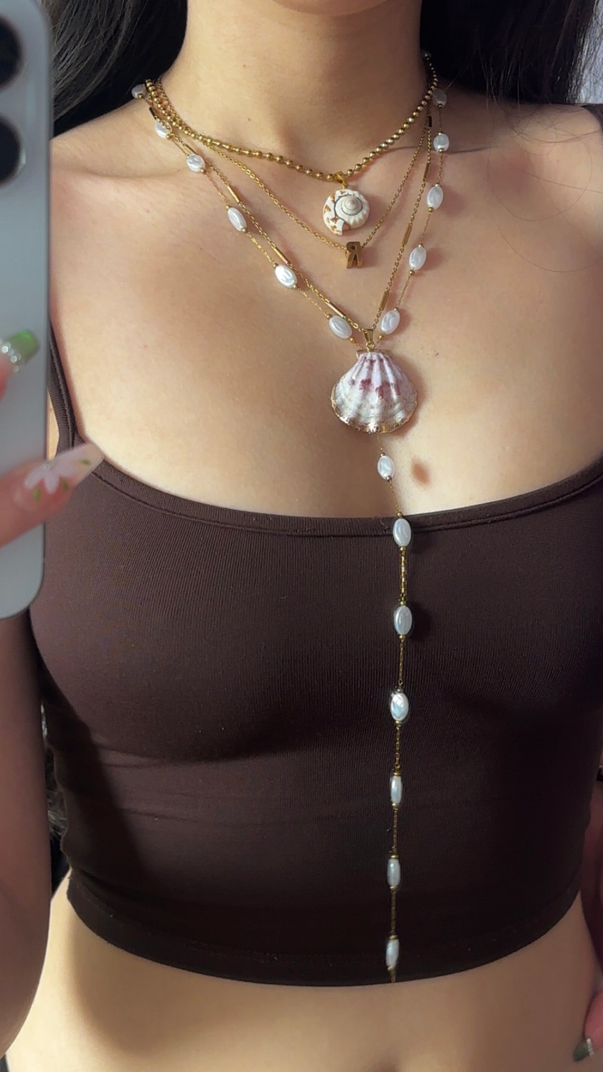 Golden Nautilus Necklace