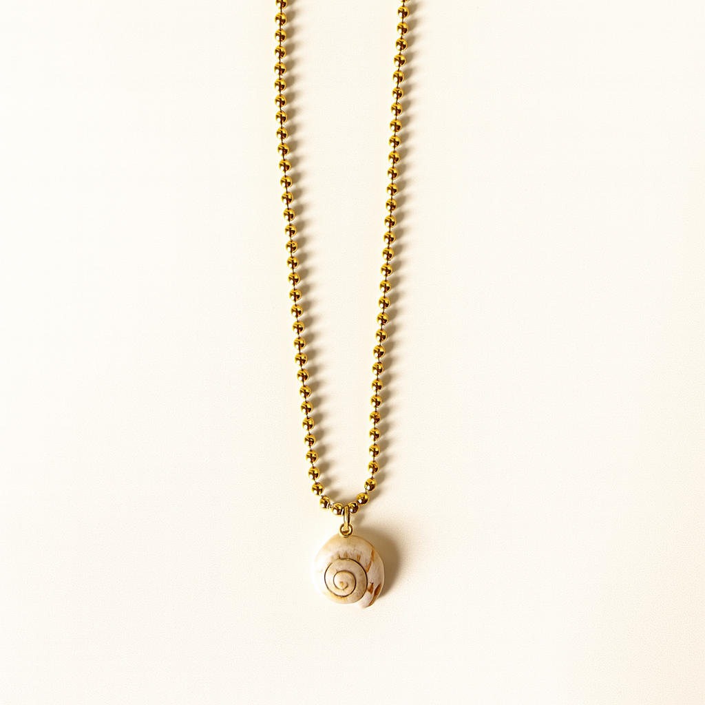 Golden Nautilus Necklace