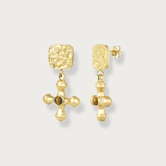 Axis Charm Earrings