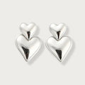 Double Heart Earrings