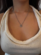 Twist Circle Necklace