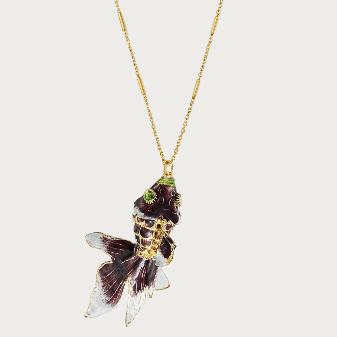 Mystic Lagoon Koi Necklace Small