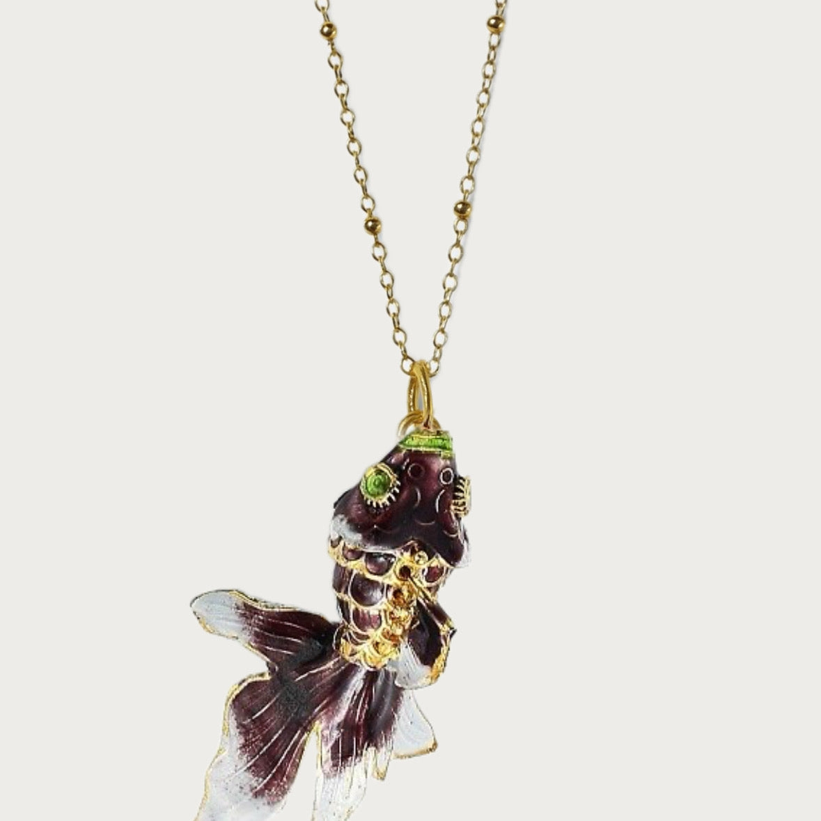 Mystic Lagoon Koi Necklace Small