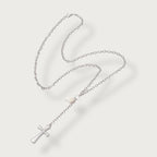 Elara Cross Lariat Necklace