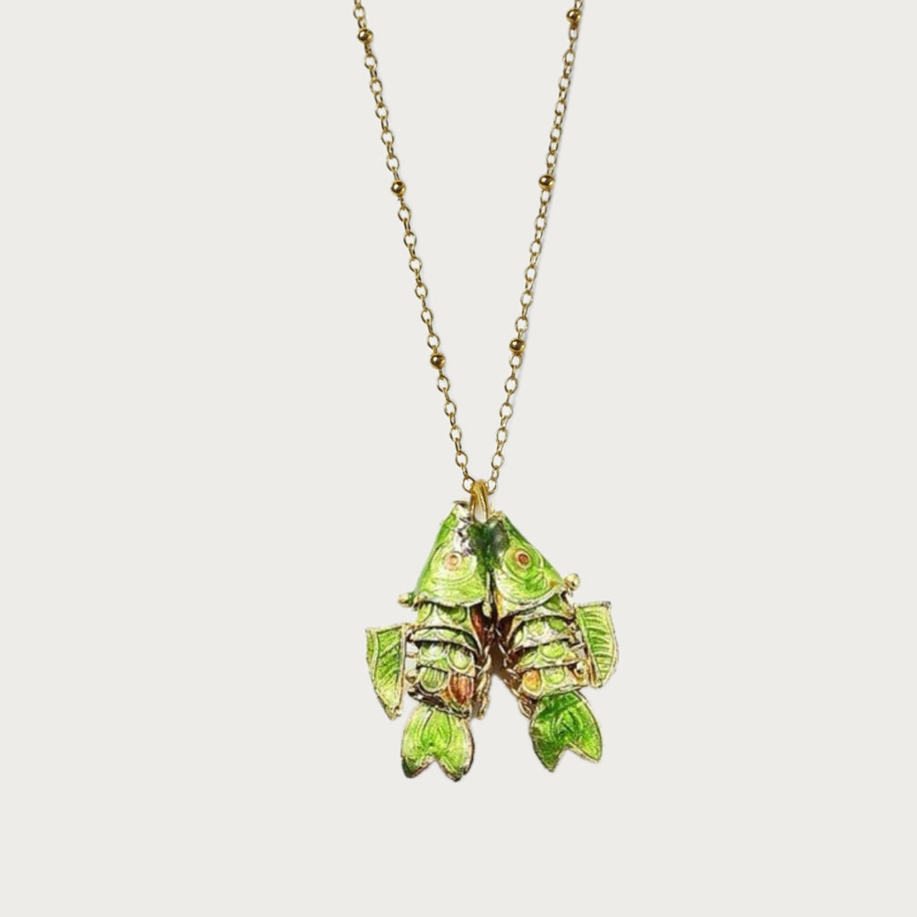 Mystic Lagoon Koi Necklace Mini