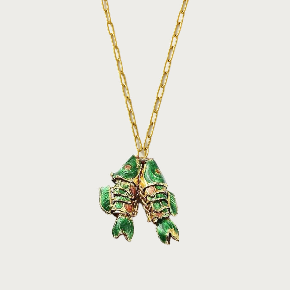 Mystic Lagoon Koi Necklace Mini