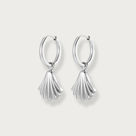 Silver Shell Earrings