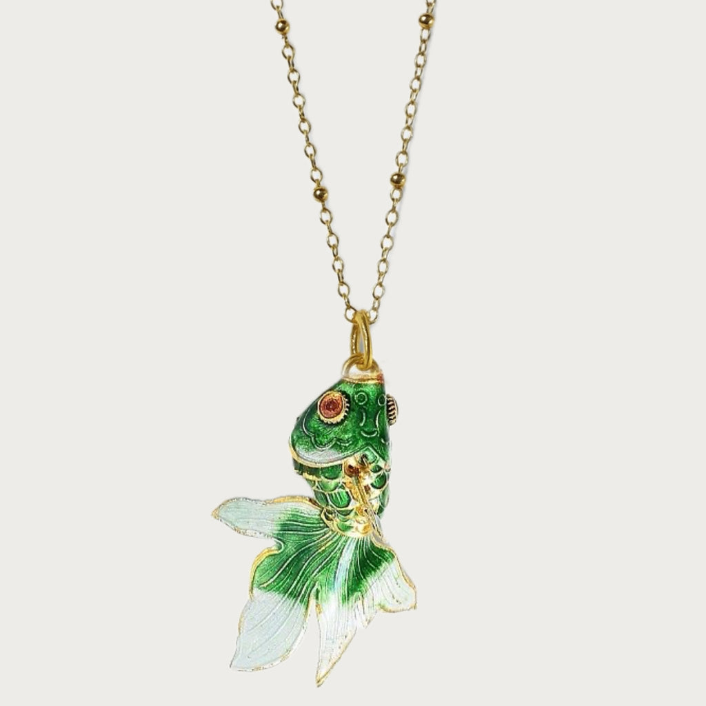 Mystic Lagoon Koi Necklace Small