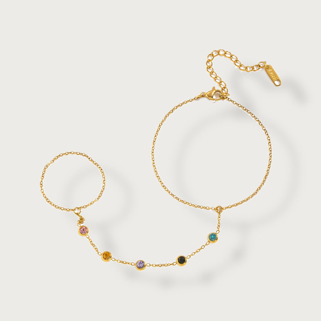 Lilies Gem Handchain