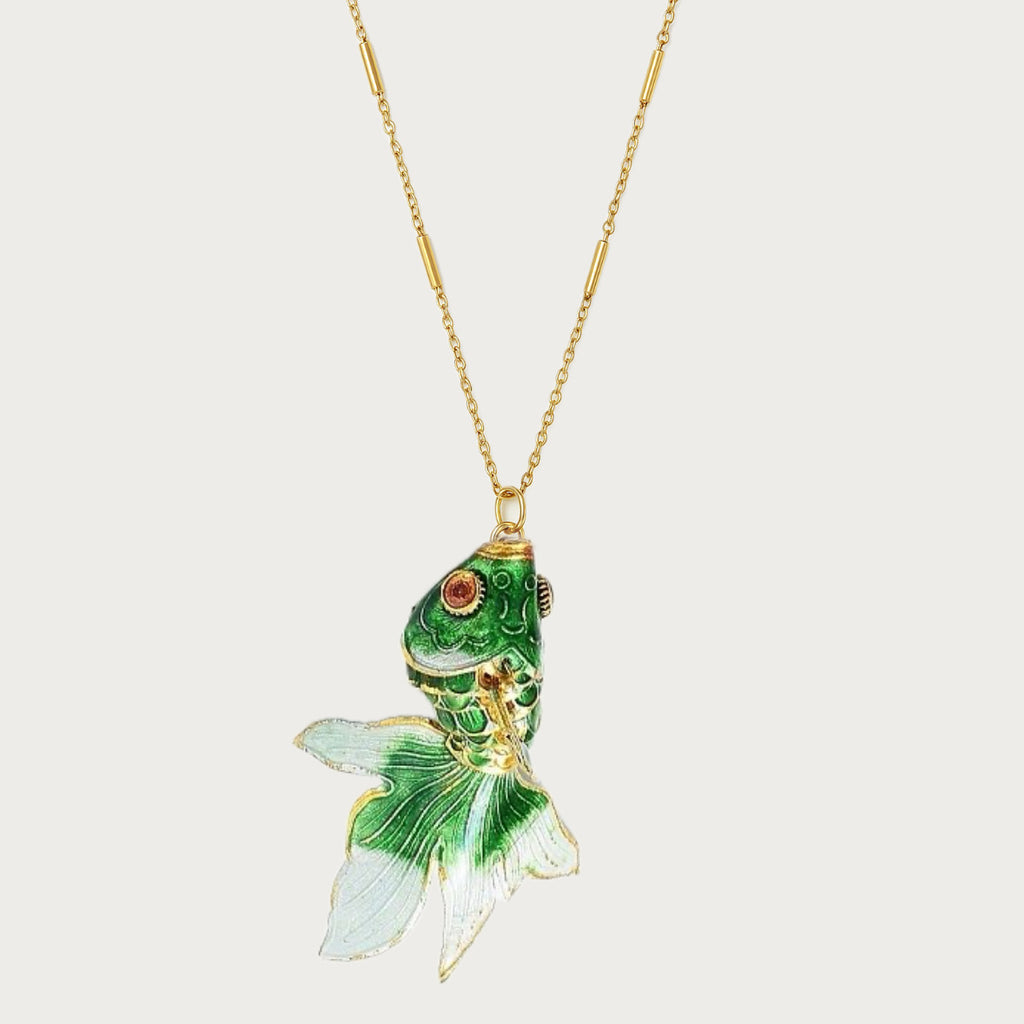 Mystic Lagoon Koi Necklace Small