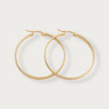 Alessia Flat Hoops