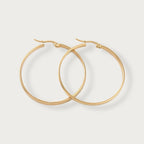 Alessia Flat Hoops