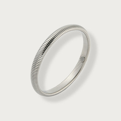 Silver Coil Bangle Mini