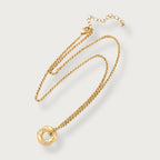Twist Circle Necklace
