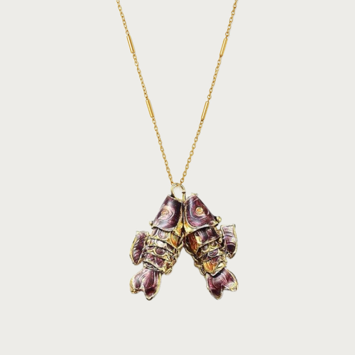 Mystic Lagoon Koi Necklace Mini