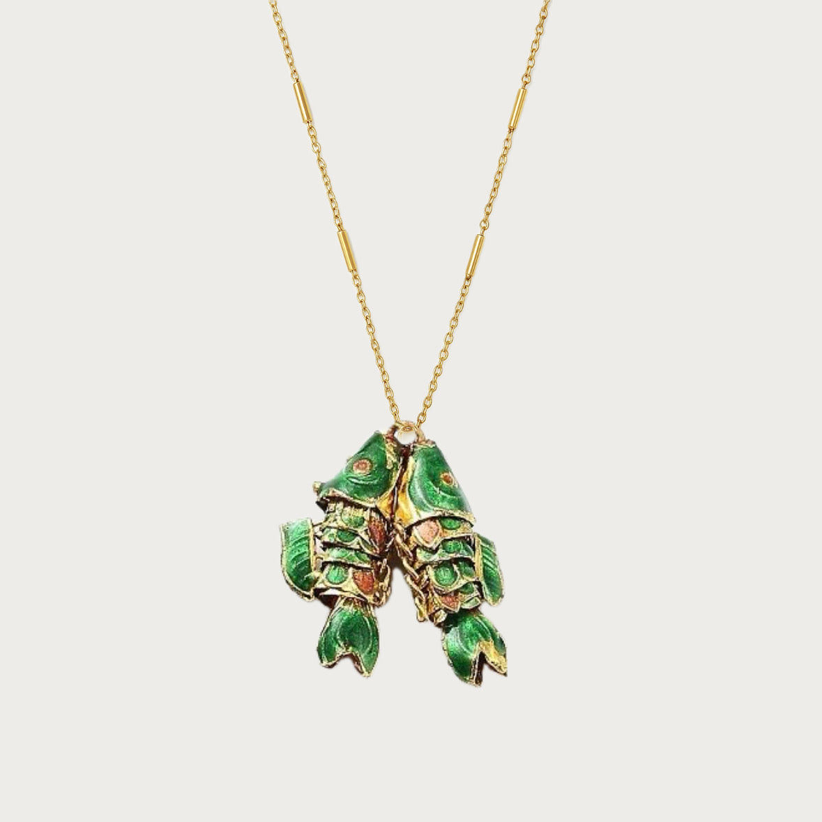 Mystic Lagoon Koi Necklace Mini