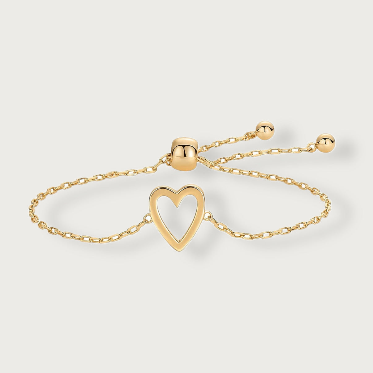 Minimal Heart Bracelet