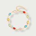 Lustrous Orbit Link Bracelet