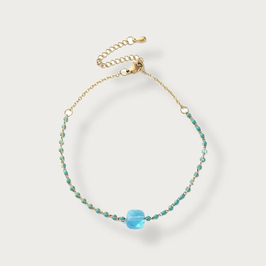 Azure Link Bracelet