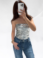 Kaia Shimmer Top
