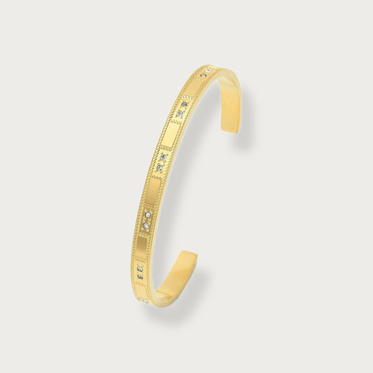 Glided Starlight Cuff Bangle