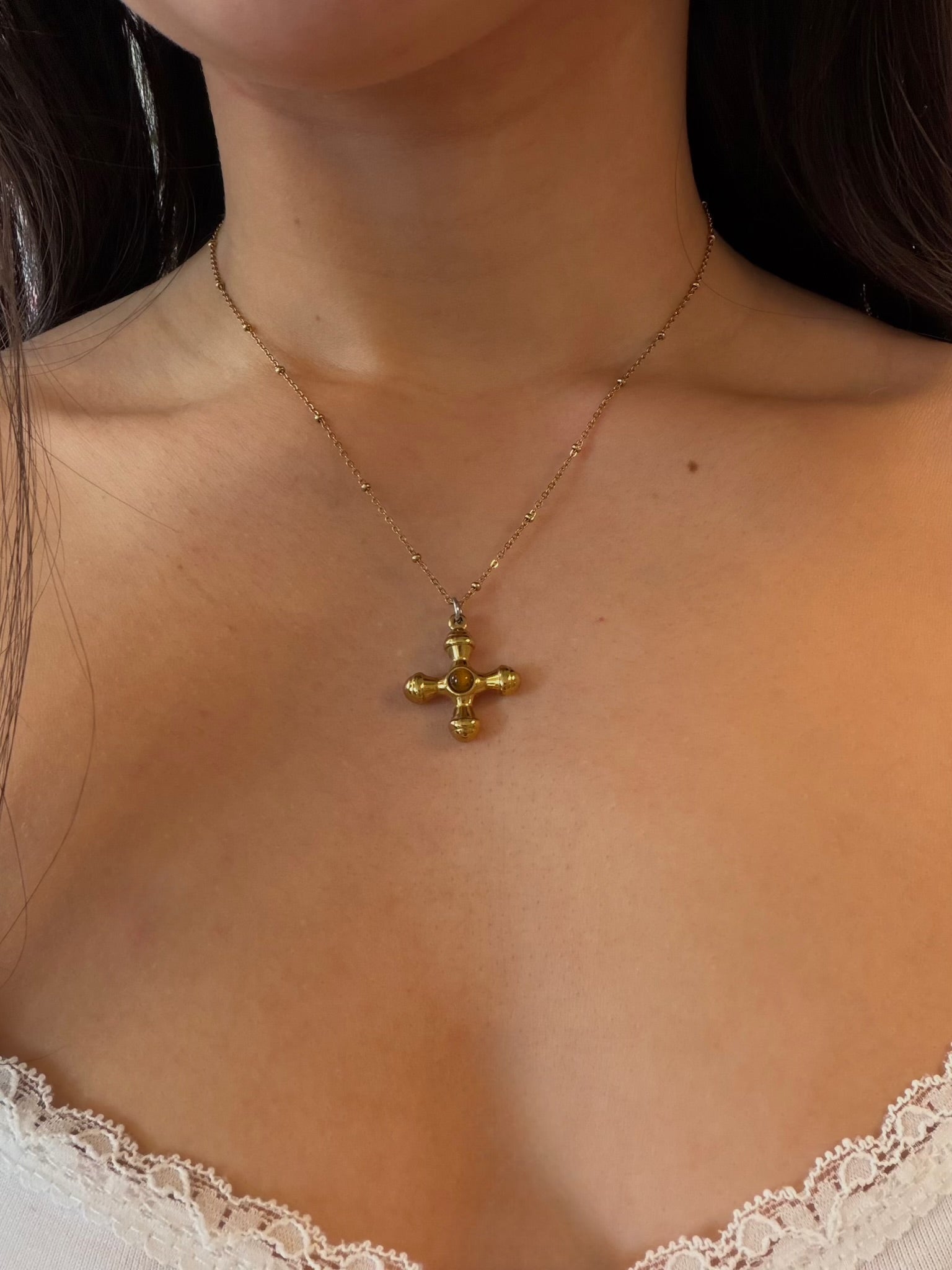 Axis Charm Necklace