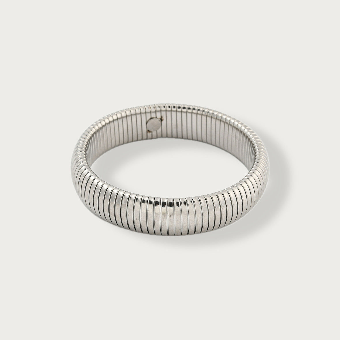 Silver Coil Bracelet