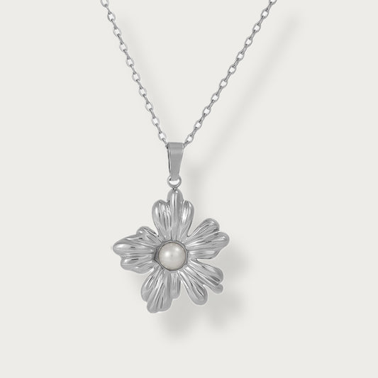 Metallic Daisy Luxe Necklace