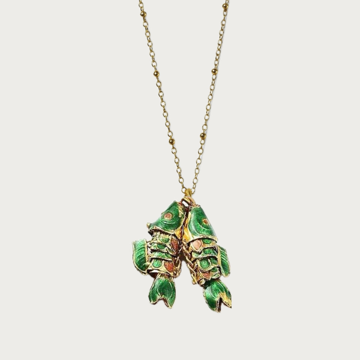 Mystic Lagoon Koi Necklace Mini