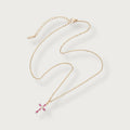 Rose Cross Necklace
