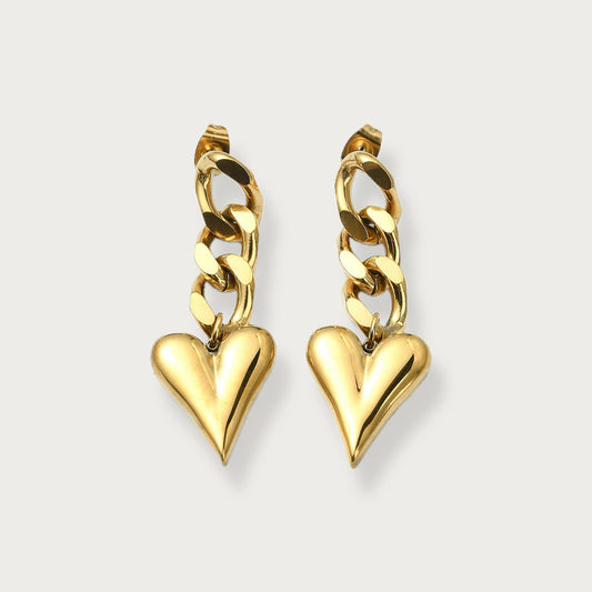 Heartchain Earrings