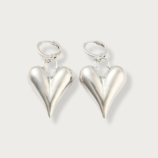 Plummy Heart Earrings