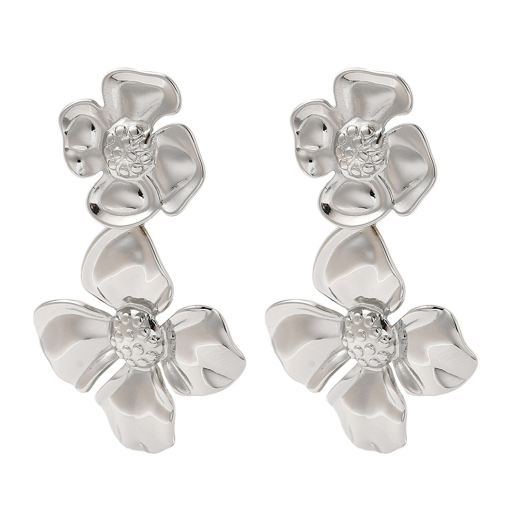 Orchid earrings