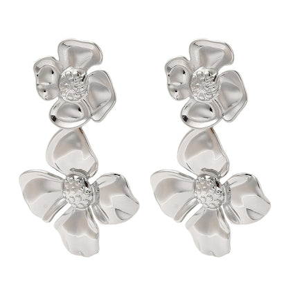 Orchid earrings