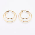 Classic Double Hoops