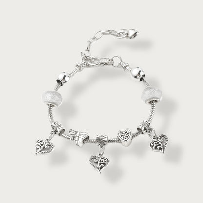 Heart Charm Bracelet