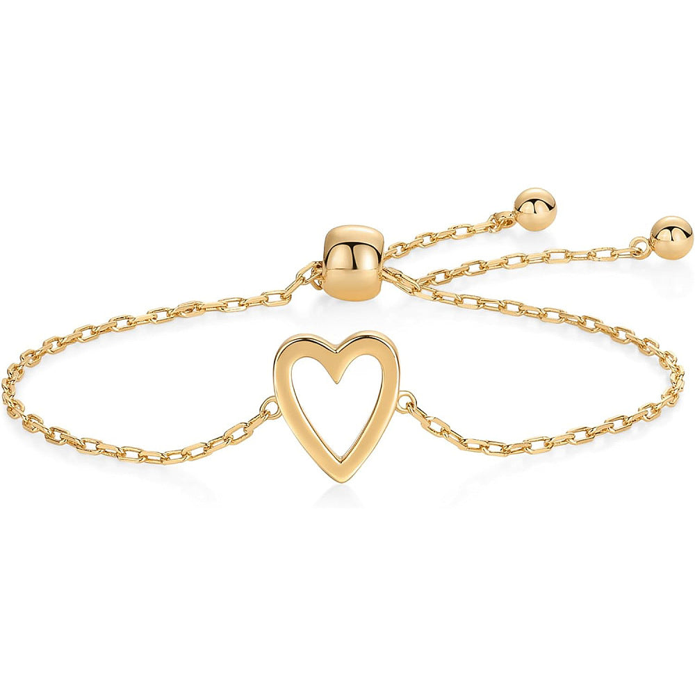 Minimal Heart Bracelet