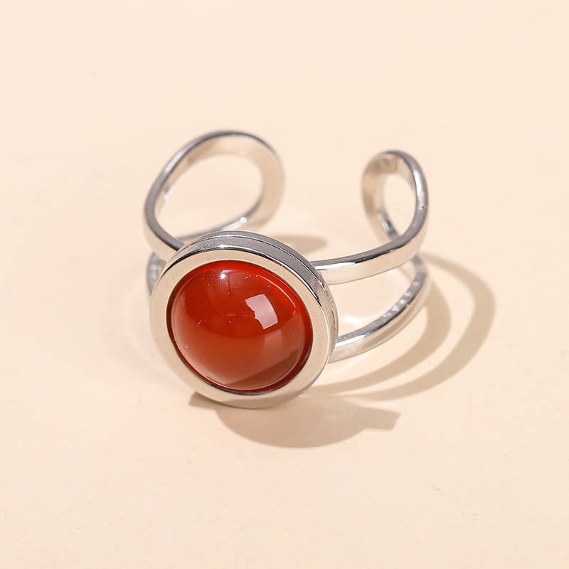 Merlot Prism Ring