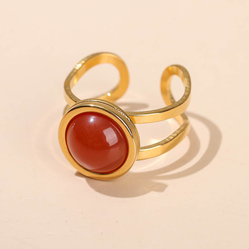 Merlot Prism Ring