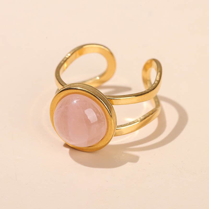 Quartz Prism Ring