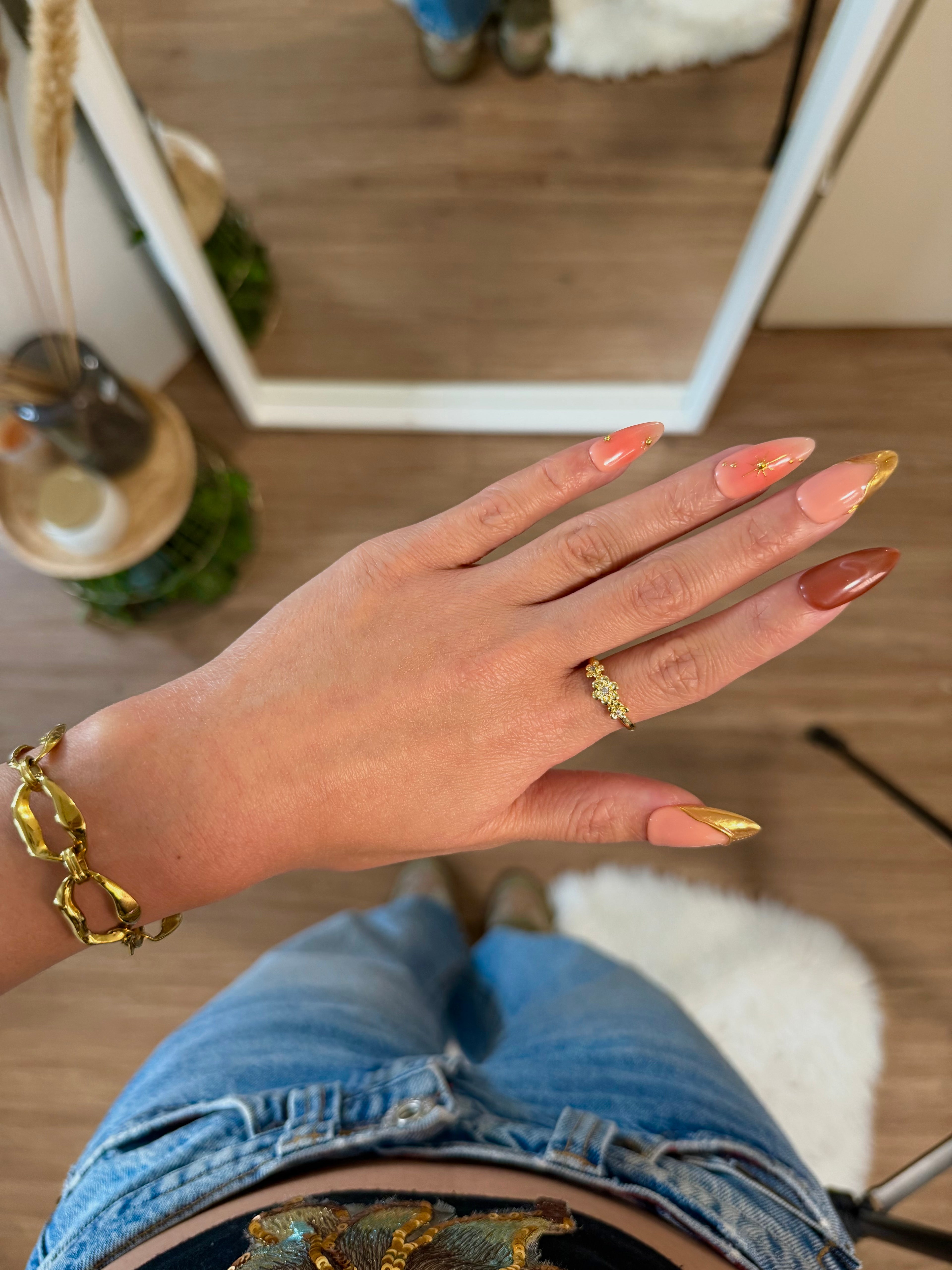 Crystal Petal Ring