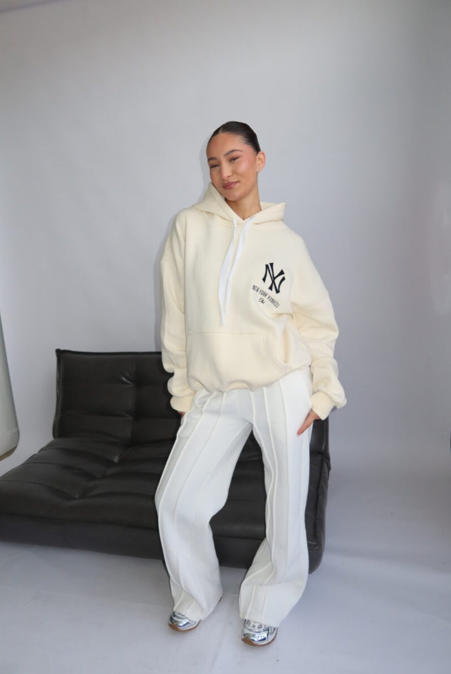 Yankees Hoodie Off White