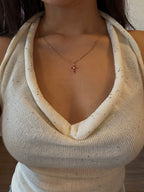 Rose Cross Necklace