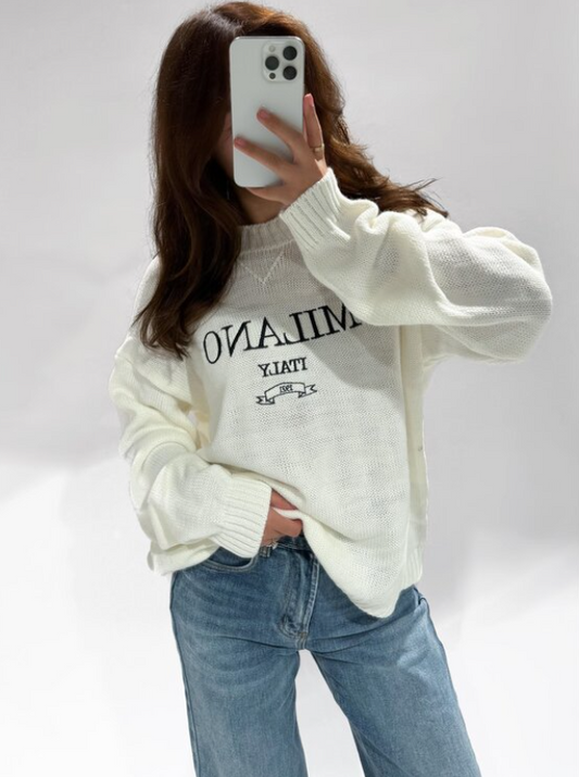 Milano sweater wit