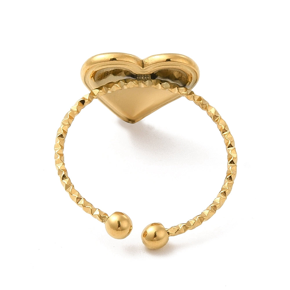 Golden amore ring