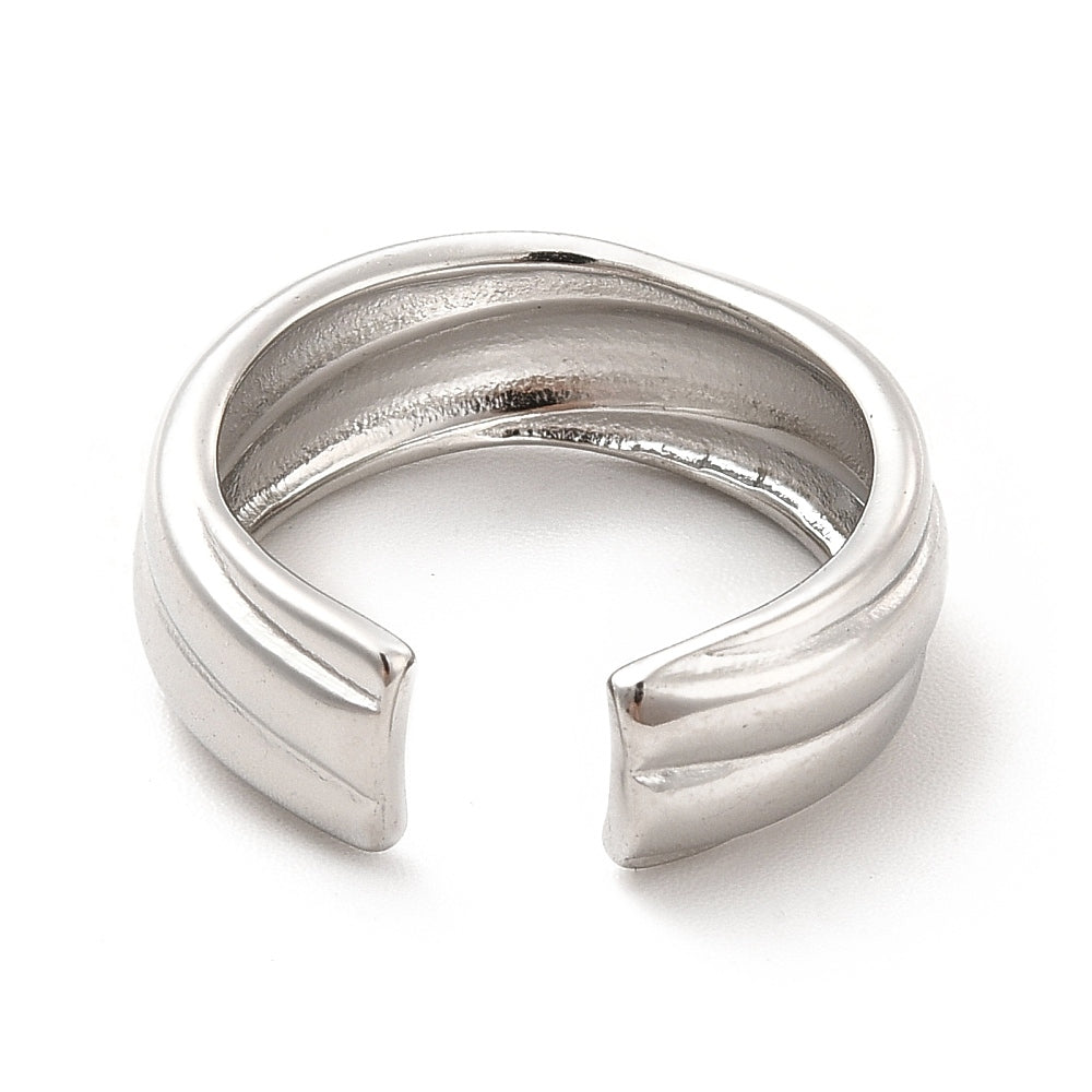 Silver edge ring