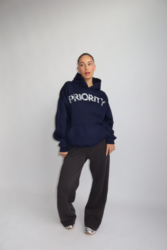 Priority Snake Hoodie Navy